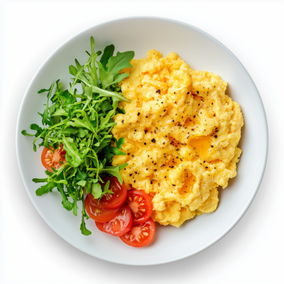 Scrambled Eggs Breakfast