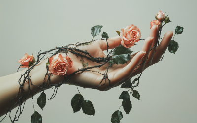 Rose Vine Hand