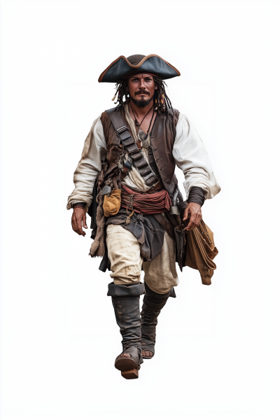 Proud Pirate Character