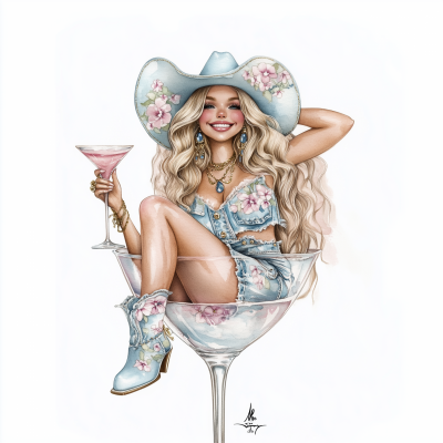 Blonde Cowgirl Cocktail