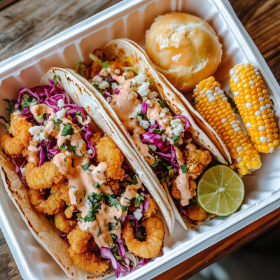 Bang Bang Shrimp Tacos