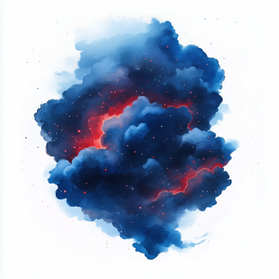 Interstellar Cloud Illustration