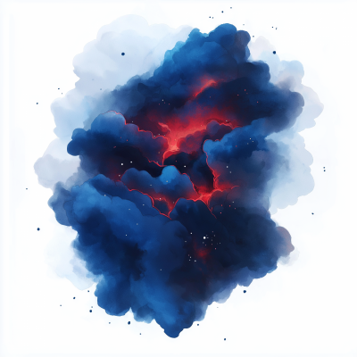 Interstellar Cloud Illustration
