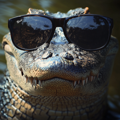 Florida Gator in Sunglasses