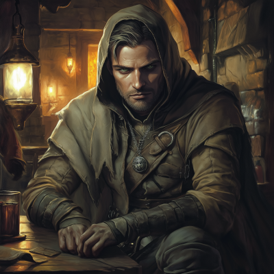 Elf in Dark Tavern