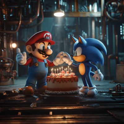 Cyberpunk Birthday Celebration