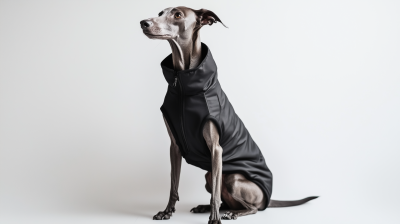 Sleek Greyhound in Studio