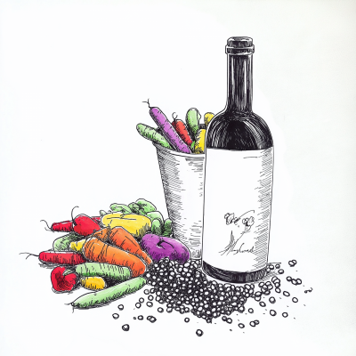 French Provincial Vegetables with Wine