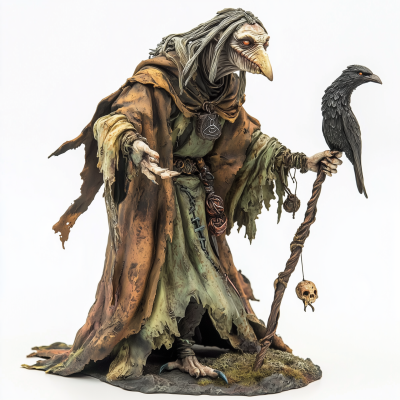 Kikimora Witch Figurine