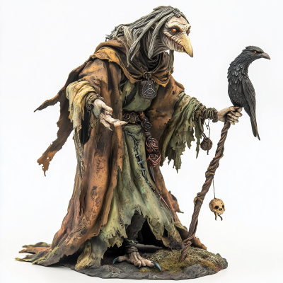 Mythological Kikimora Witch