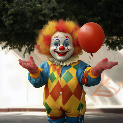 Cute Clown Character