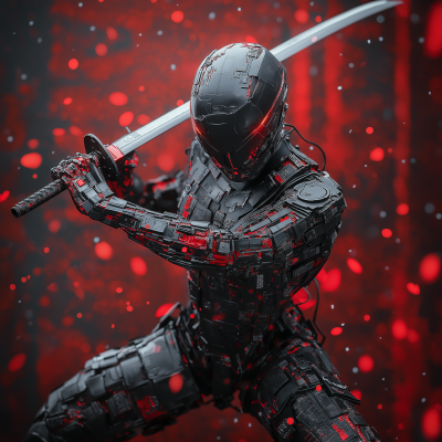 Cyborg Ninja in Action