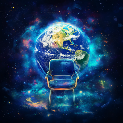 Earth with Chair Emoji