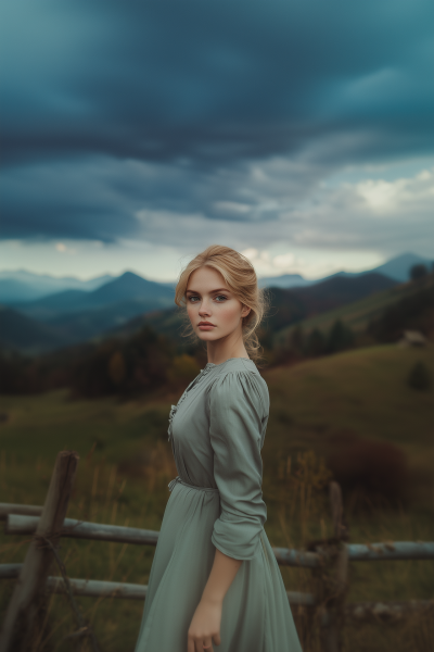 Portrait of an Edwardian Nurse