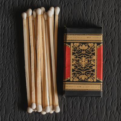 Traditional Retro Matchbox and Matchsticks