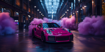 Dark Red Porsche GT3 RS