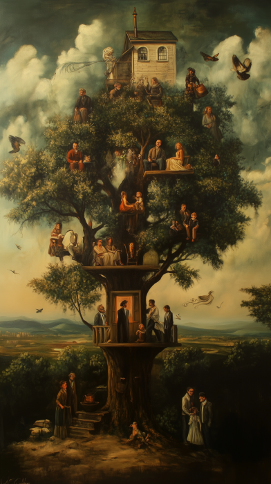 Whimsical Family Tree