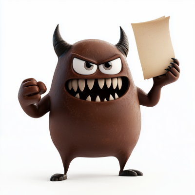Evil Chocolate Monster