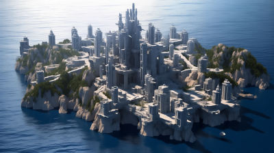 Floating Fantasy City