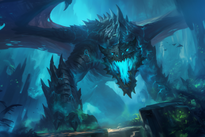 Elder Basilisk in Mystic Cave