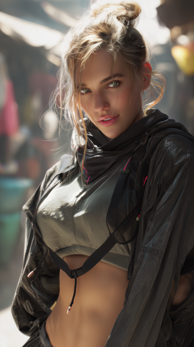Futuristic Glamour Shot