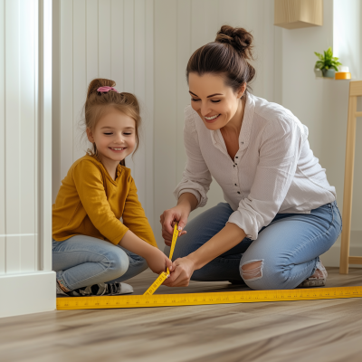 Happy Family Measuring for Kitchen