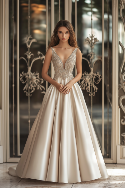 Elegant Satin Gown