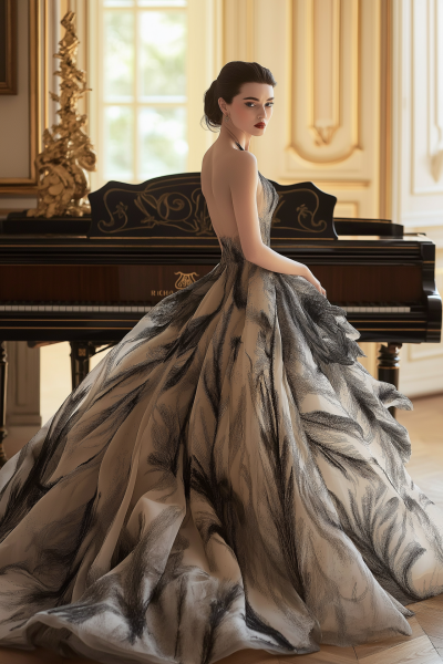Silk Ballgown Elegance