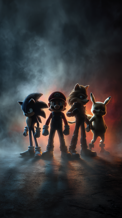Epic Video Game Silhouettes