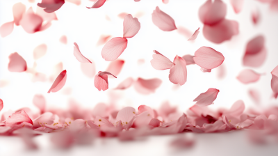 Falling Pink Petals