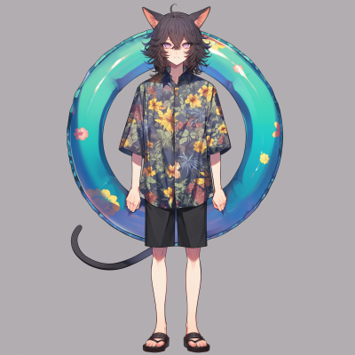 Feline Character Stand