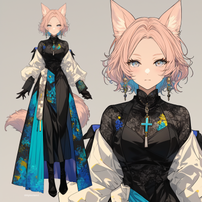Nun with Fox Features
