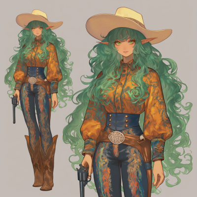 Elf Girl Cowboy