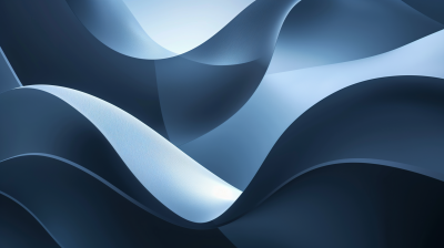 Futuristic Blue and Grey Abstract
