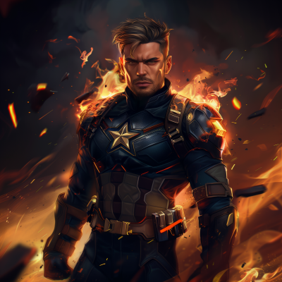 Cinematic Superhero Portrait