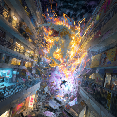 Giant Digimon Battle in Tokyo