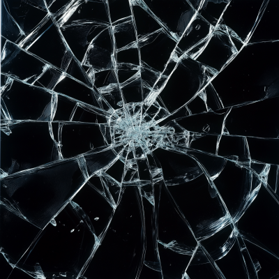 Shattered Glass Reflection
