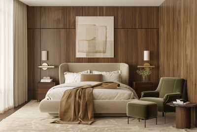 Luxury Hotel Bedroom Moodboard